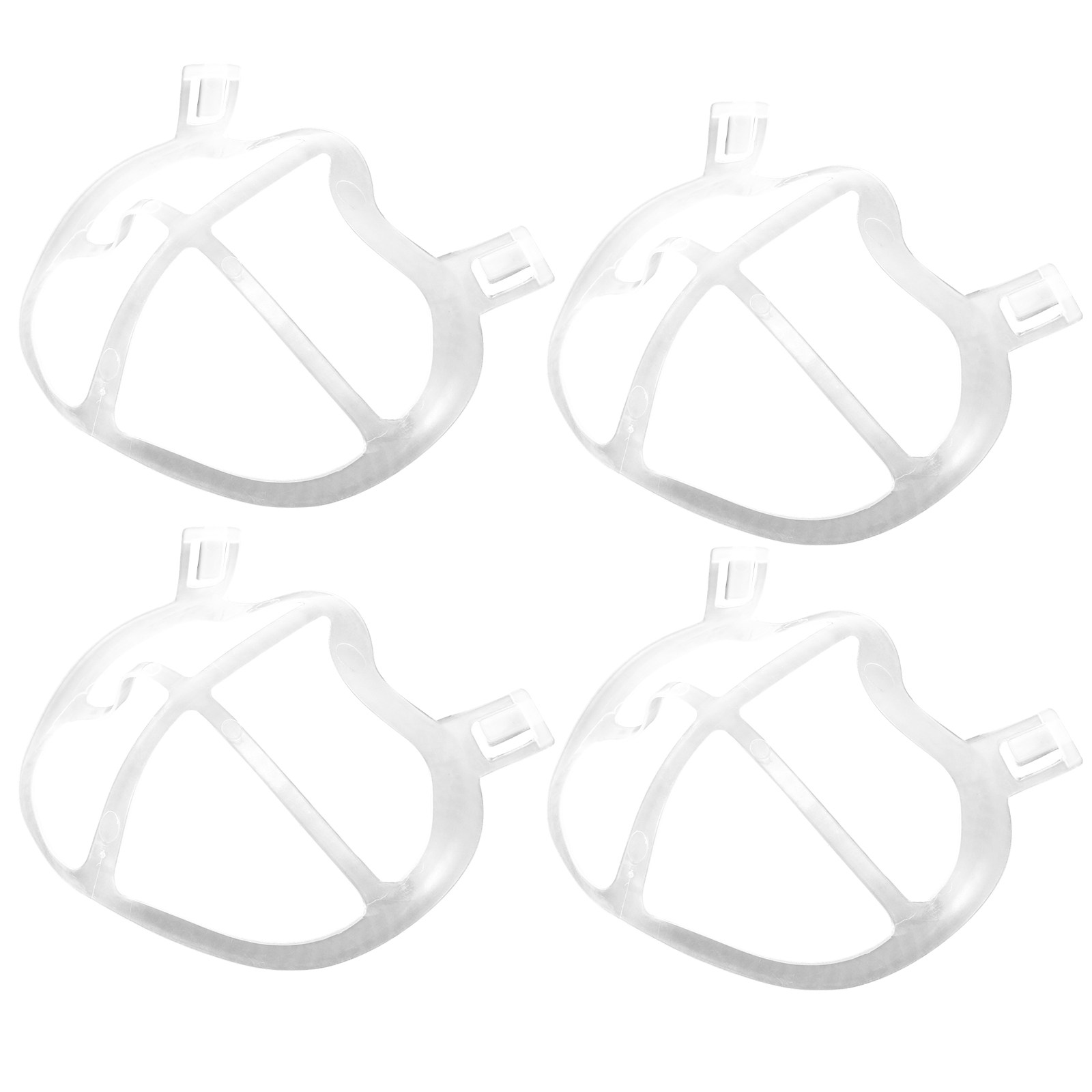 Silicone Mask Bracket - 10 個の肌に優しい薄型シリコンマスクインナーフレームサポートブラケット 3D フェイシャルフィット通気性のある再利用可能なマスクスタンド