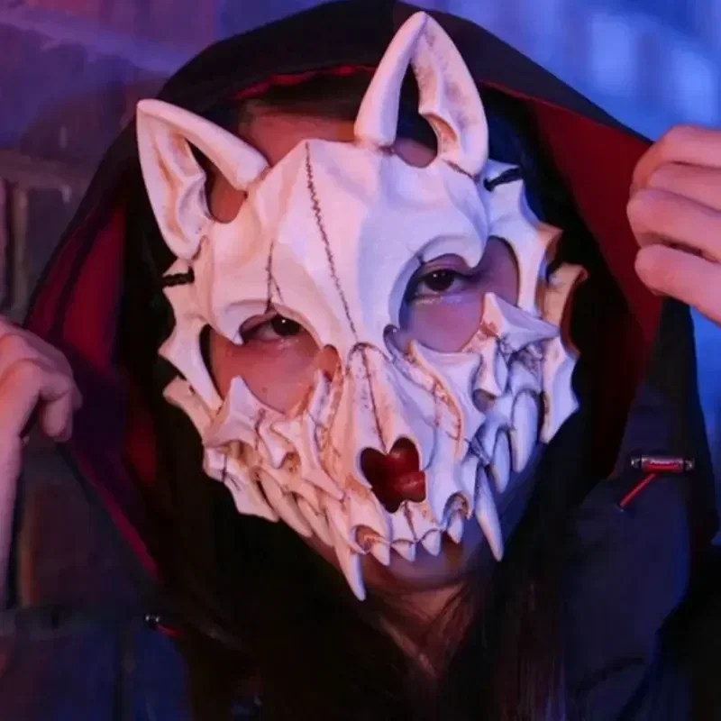ハロウィンホラーマスクハーフフェイスドラゴン神スカルテロ仮装 - Respirator Half Face のレビューと価格