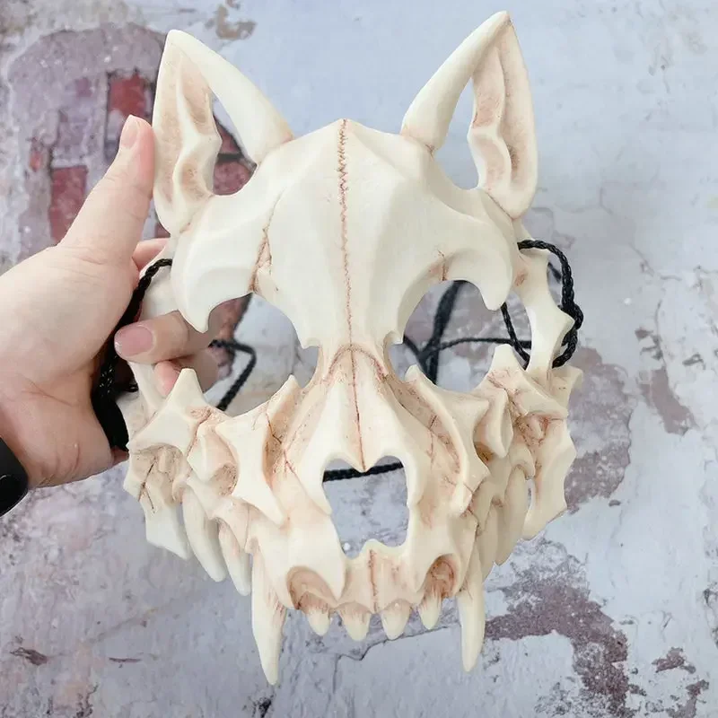 ハロウィンホラーマスクハーフフェイスドラゴン神スカルテロ仮装 - Respirator Half Face のレビューと価格