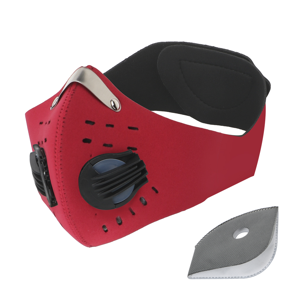 活性炭防塵マスク 1個入り 呼吸バルブ付き サイクリングマス - Anti Pollution Mask のレビューと価格